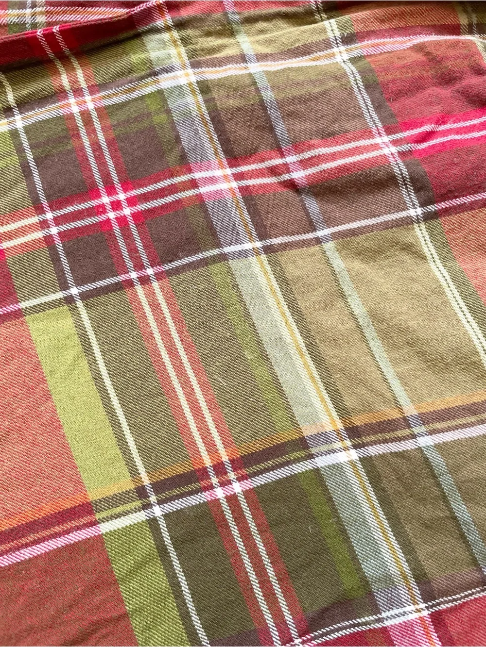 POTTERY BARN Tahoe Plaid KING Cal King Duvet Cover And Pilllow Cases Cabin